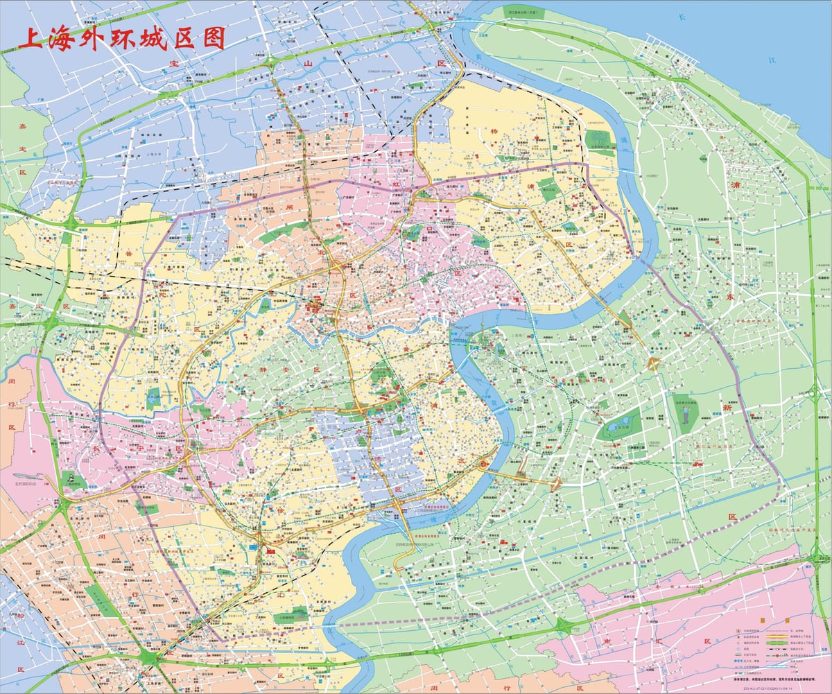 上海街区地图
