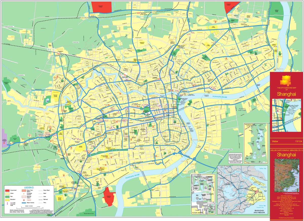 上海城市地图