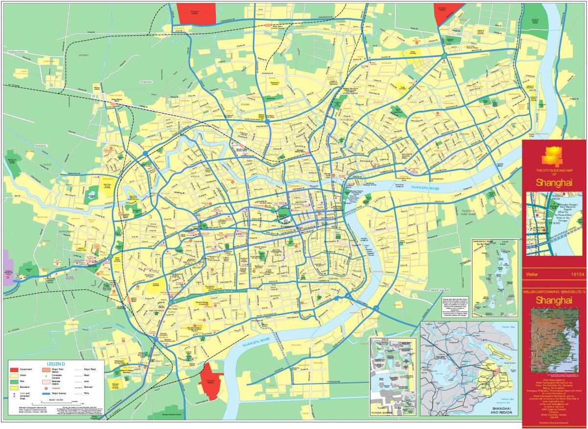 上海城市地图
