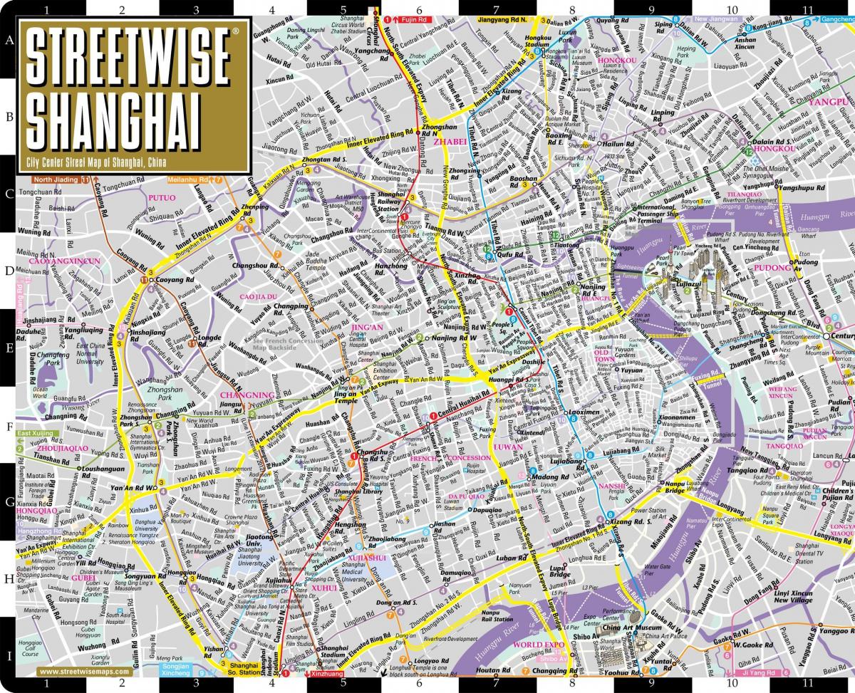 上海街道图